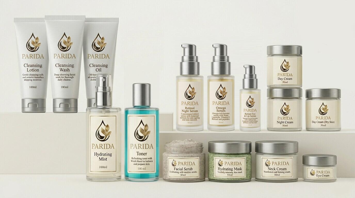 PARIDA Luxury Skincare Collection