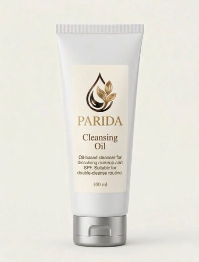PARIDA Cleansing Oil — luxury oil cleanser for double-cleanse routine