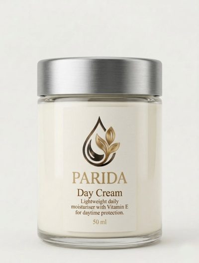 PARIDA Day Cream — anti-ageing daily moisturiser with Vitamin E
