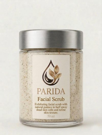 PARIDA Facial Scrub — exfoliating face scrub for refined skin texture