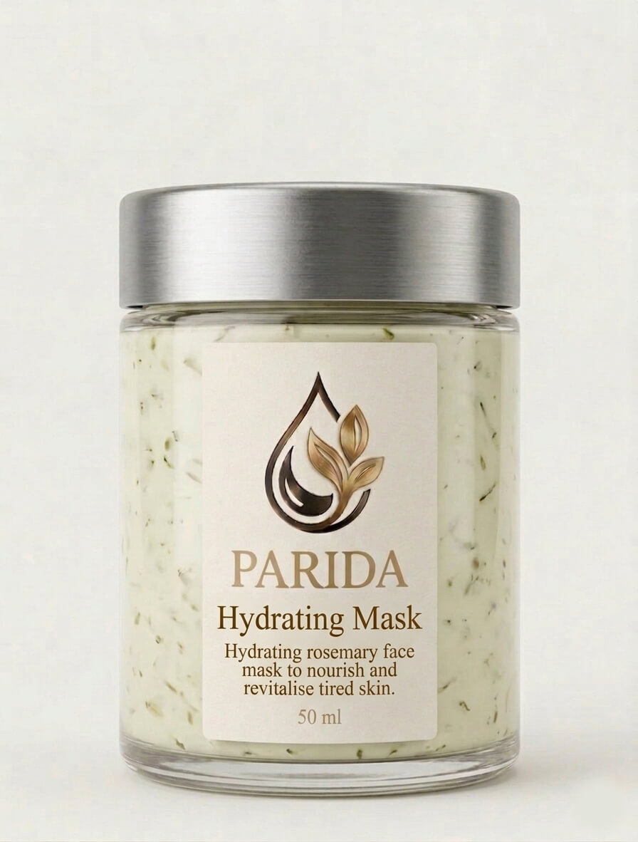 PARIDA Hydrating Mask — rosemary anti-ageing face mask for nourished skin